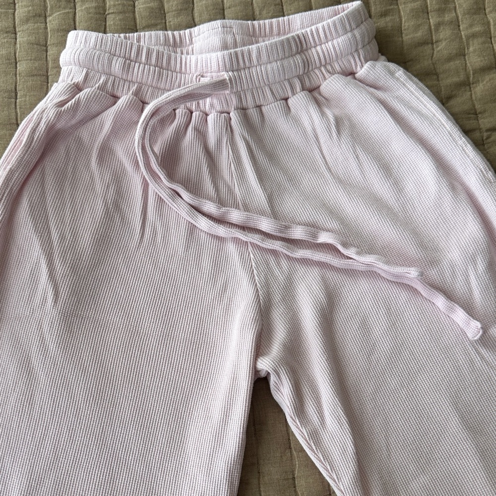 Daily Drills Pink Ribbed pants Resort